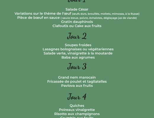 COOKING ACADEMY Ecole de cuisine pour personnel de maison