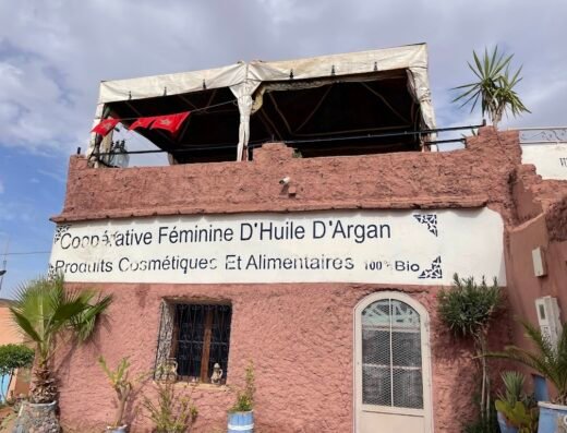 Coopérative féminine de production d&rsquo;huile d&rsquo;argan.Tahanaout