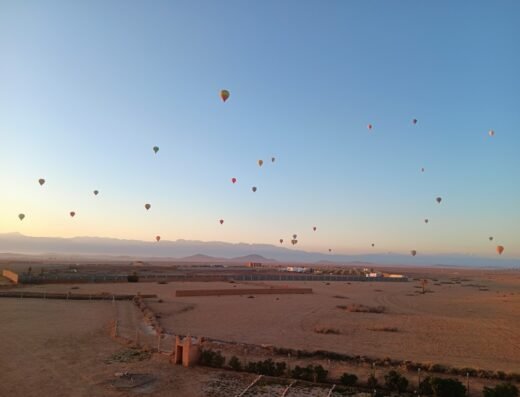 hot air balloon marrakech