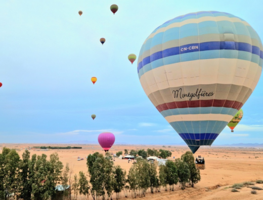 Hot air balloon marrakech