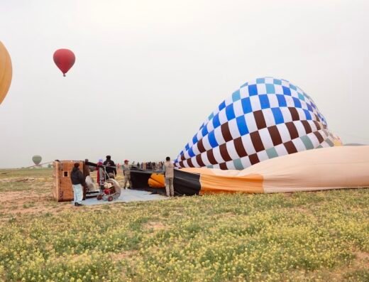 hot air balloon marrakech atlas balloning